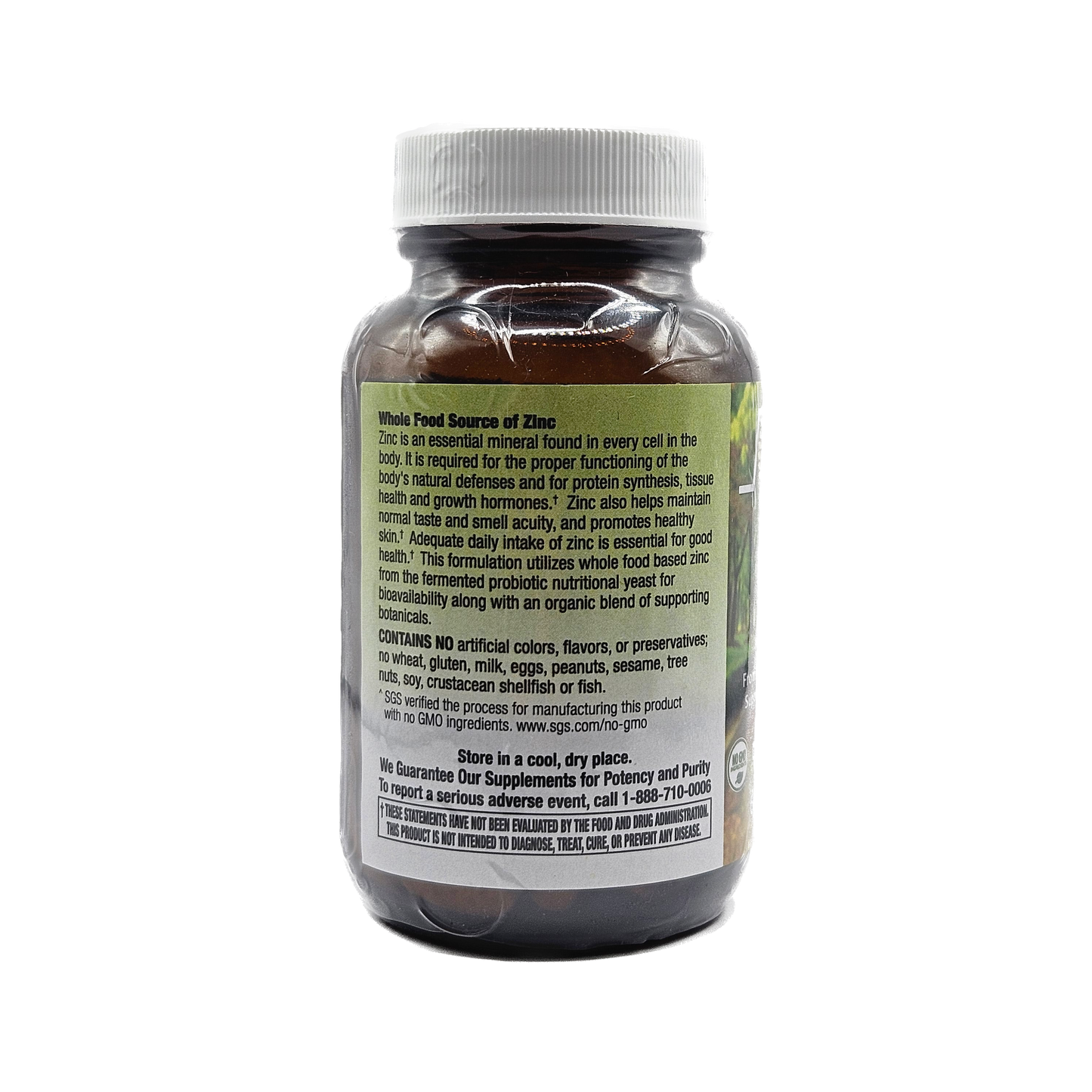 Next Stage Whole Food Zinc 20 mg