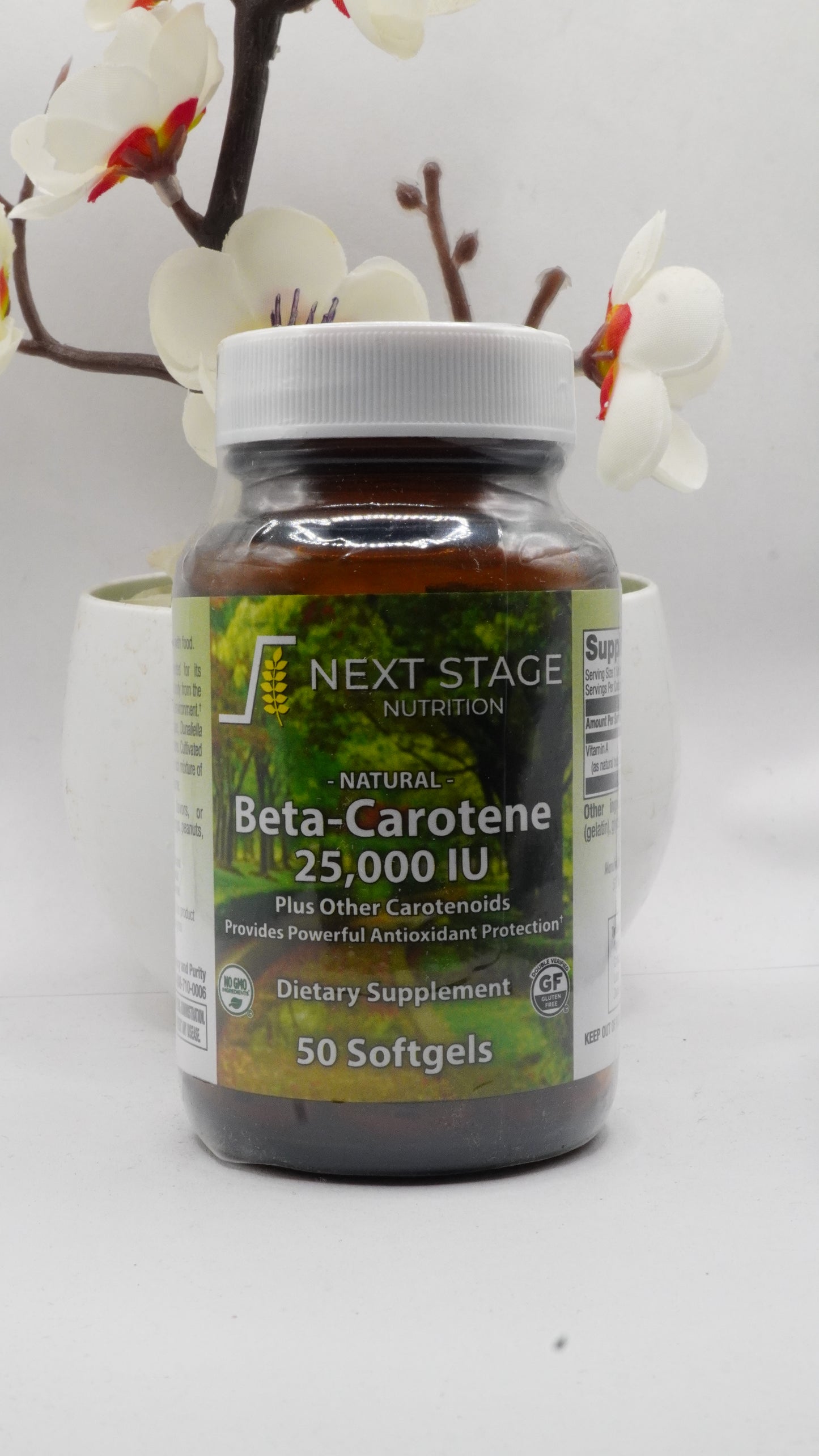 Next Stage Beta-Carotene 25,000 IU 50 Softgels