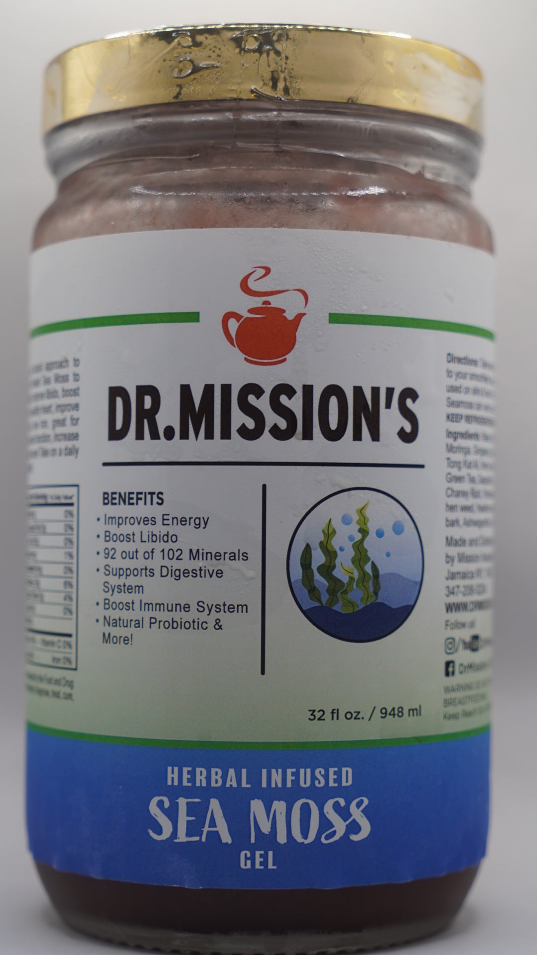 Dr. Missions Herbal Infused Sea Moss Gel