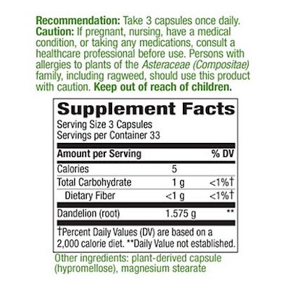 Nature's Way Dandelion Root