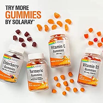 Solaray Organic Elderberry Gummies w/ Zinc & Vitamin C