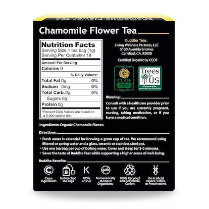 Buddha Teas Chamomile Flower Tea