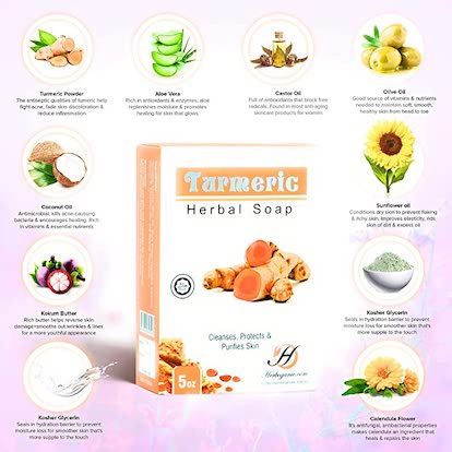Herboganic Turmeric Herbal Soap
