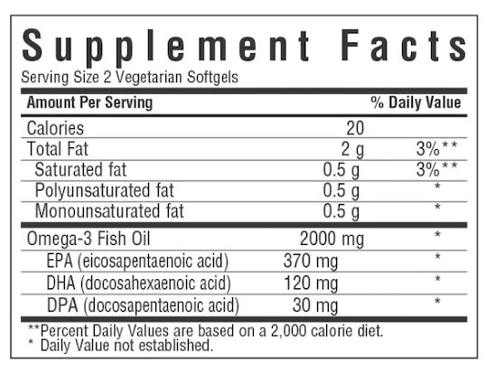 Bluebonnet Omega-3 Kosher Fish Oil
