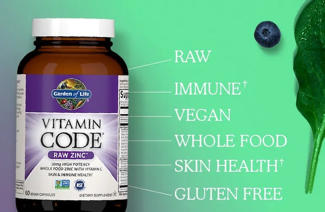 Garden of Life Vitamin Code Raw Zinc