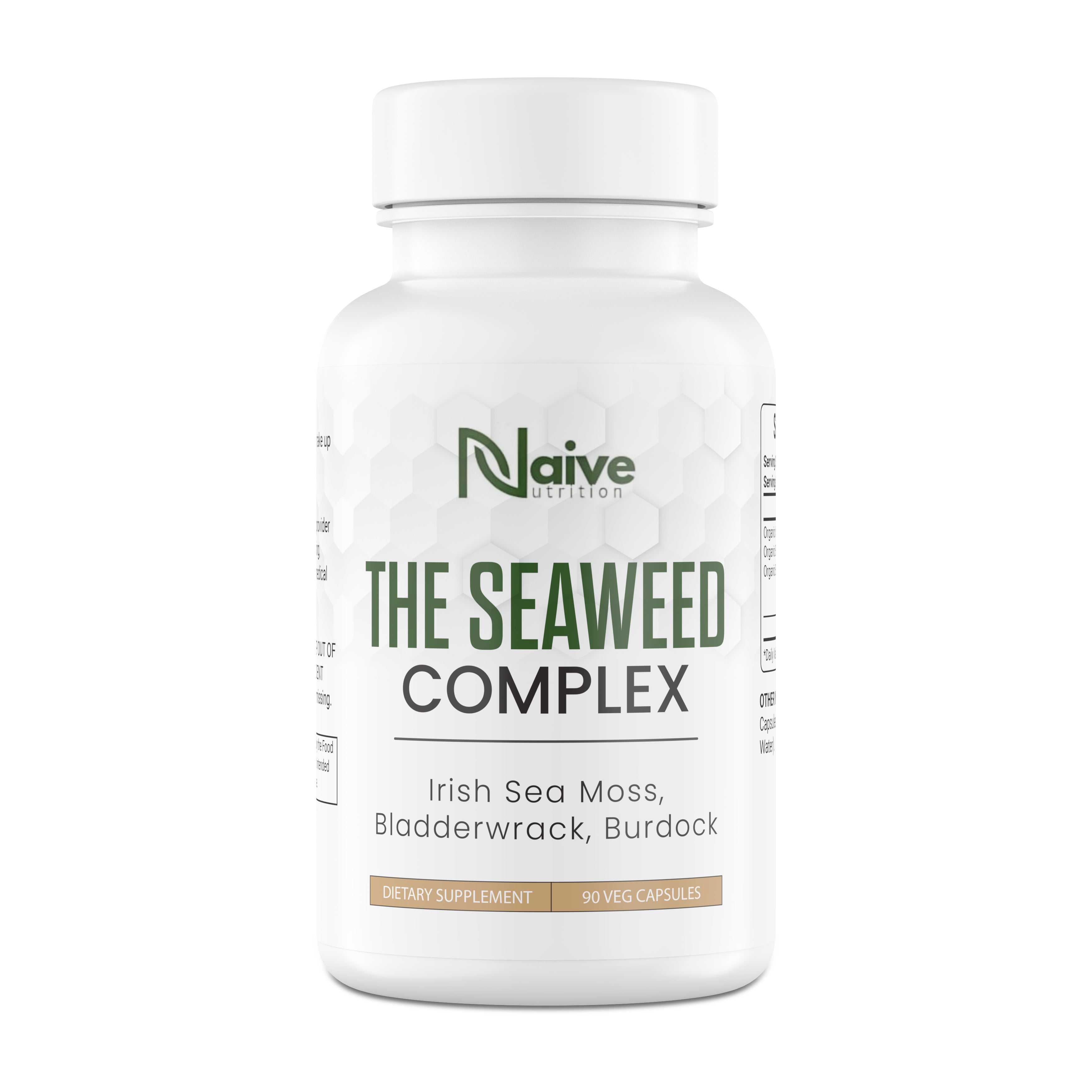 Naive Nutrition The Seaweed Complex, 1000 mg, 90 Vegetarian Capsules
