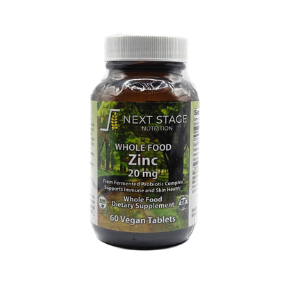 Next Stage Whole Food Zinc 20 mg