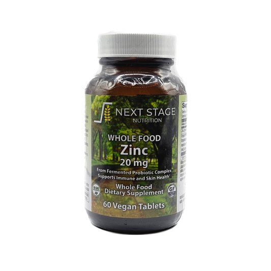 Next Stage Whole Food Zinc 20 mg