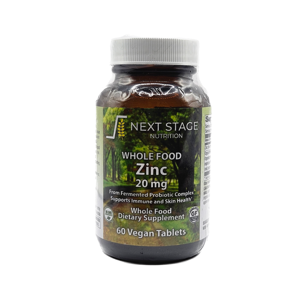 Next Stage Whole Food Zinc 20 mg Olive May Health Food