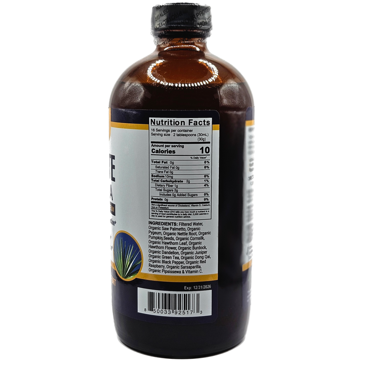 Natural Herbal Labs Prostate Formula 16 fl oz