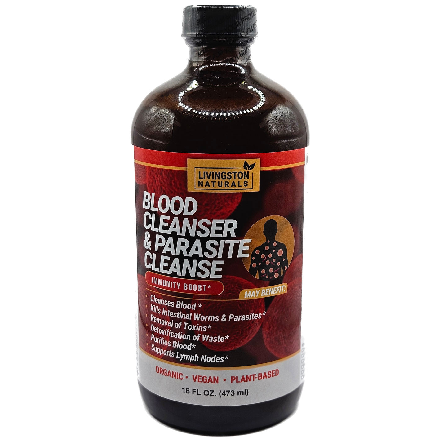 Livingston Naturals Blood Cleanser & Parasite Cleanse 16 fl oz