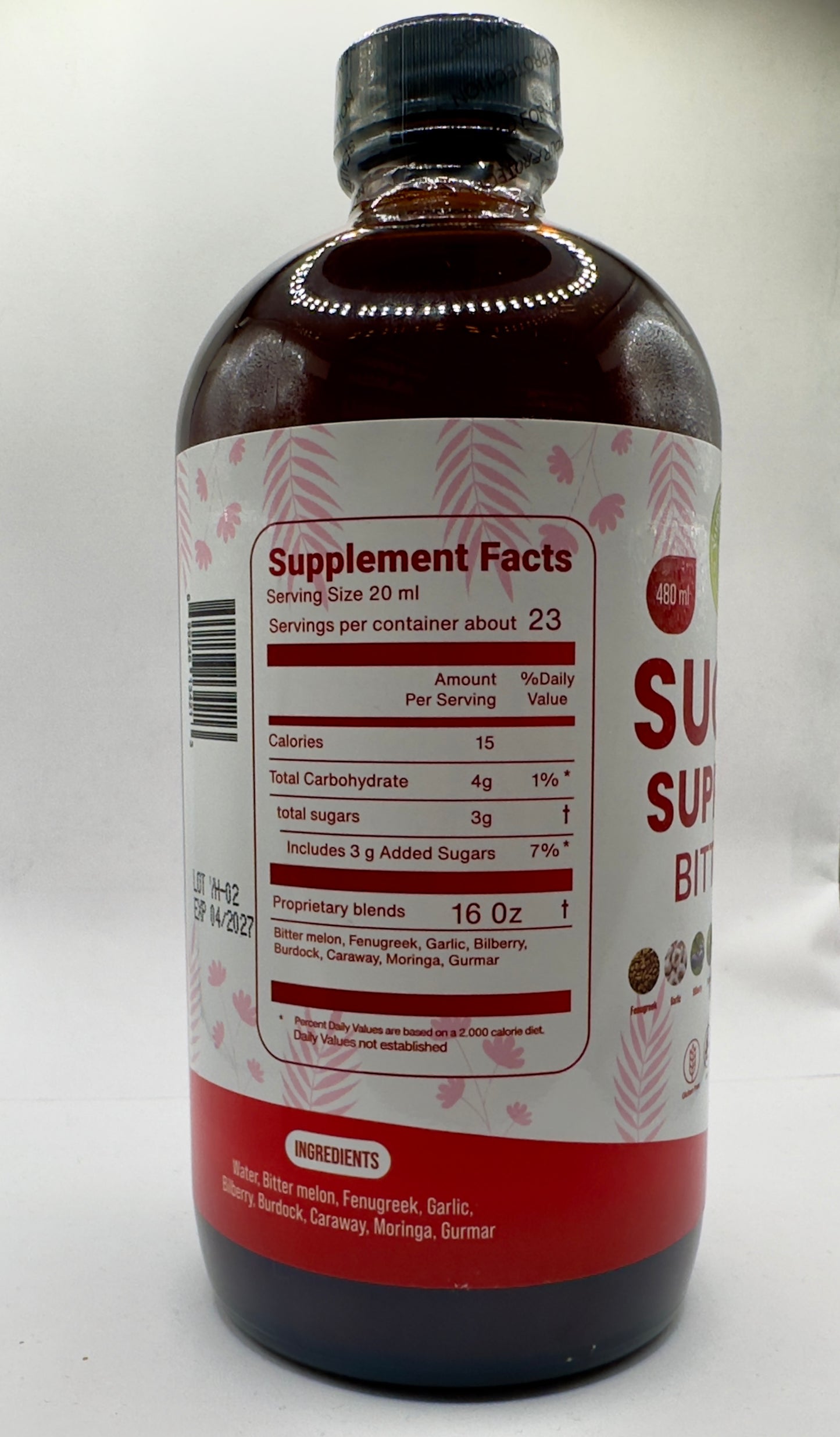 Yunani Herbs Sugar Support Bitters