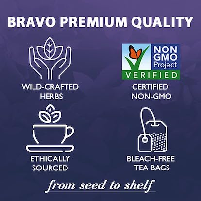 Bravo Tea Cholesterol Health Herbal Tea 20 Tea Bags