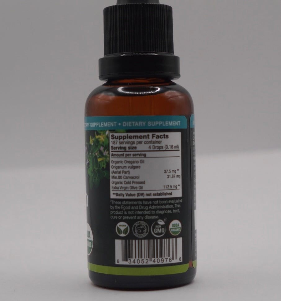 Organic Oregano Oil