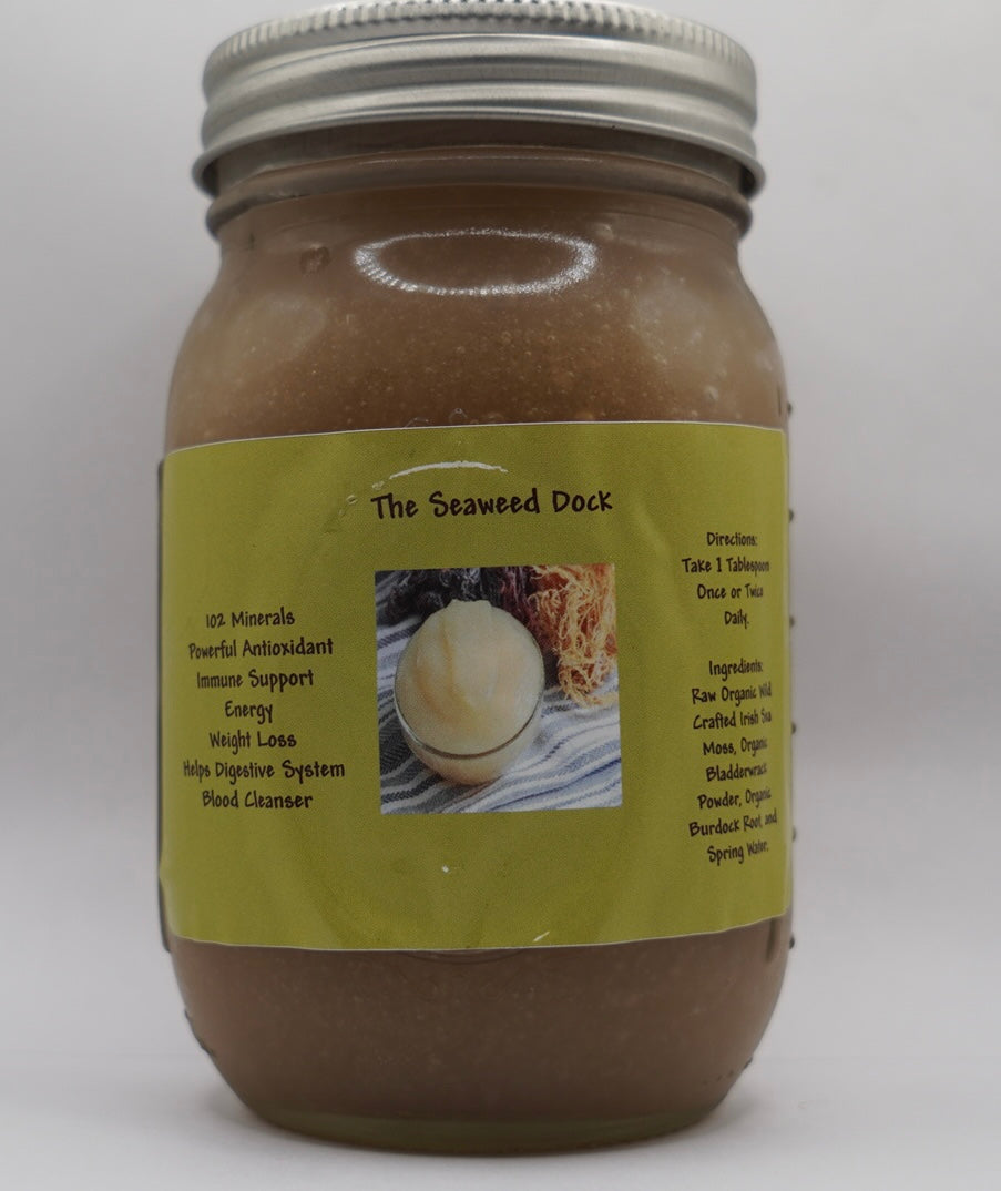 Raw Organic Irish Sea Moss Gel 16 oz