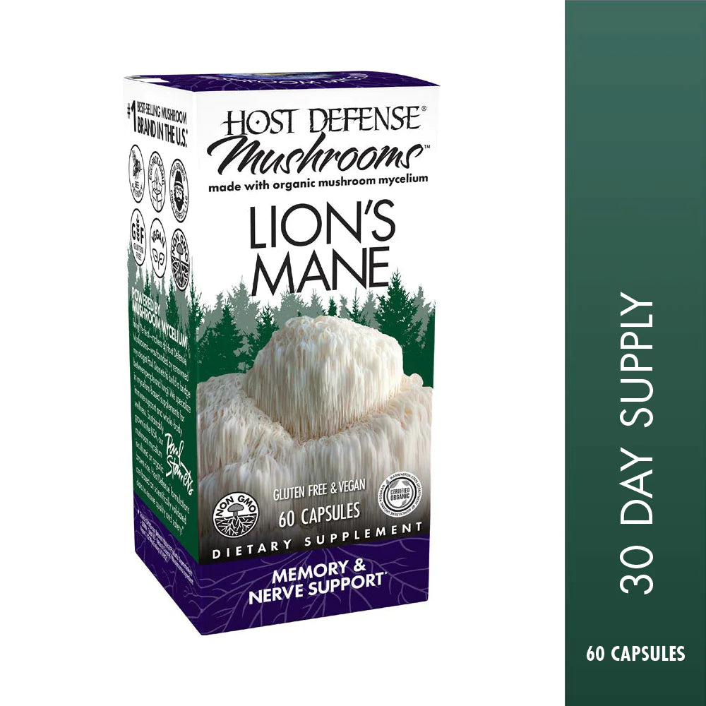 Host Defense Lion's Mane 60 Capsules