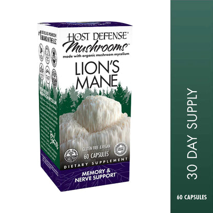 Host Defense Lion's Mane 60 Capsules