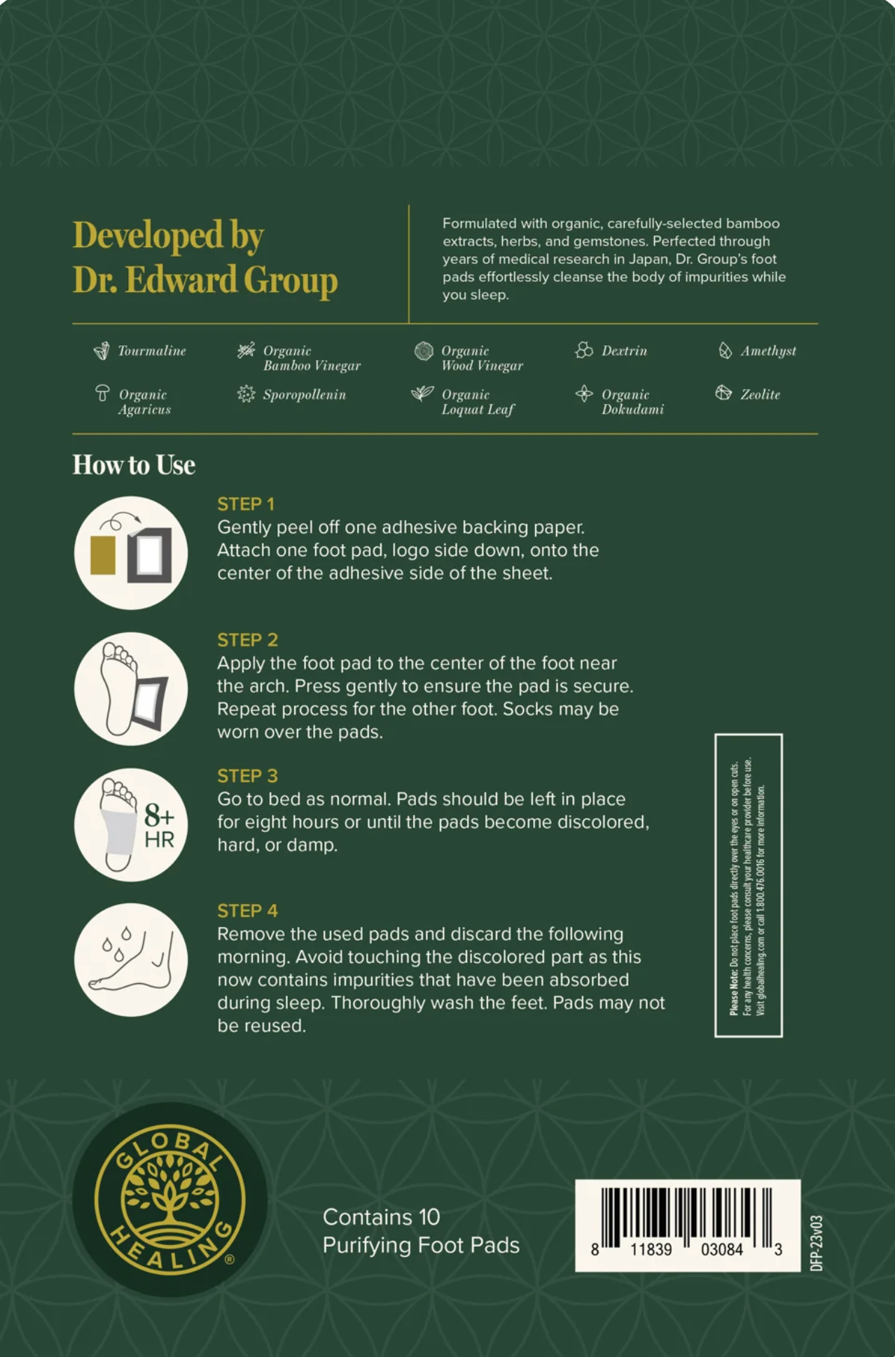 Dr. Group's Cleansing Foot Pads