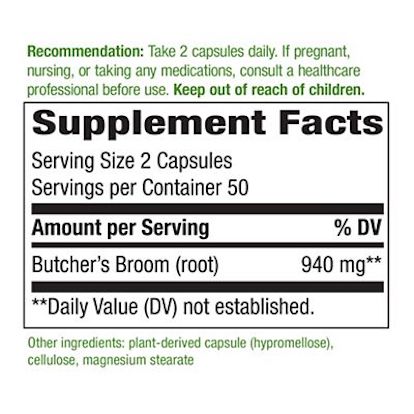 Nature's Way Butcher's Broom Root