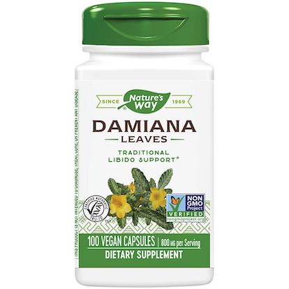 Nature's Way Damiana Leaves 100 Vegan Capsules