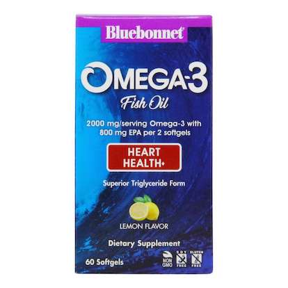 Bluebonnet Omega-3 Fish Oil Heart Health*