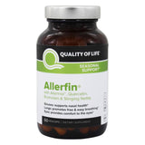 Allerfin- Relief from allergies, promotes free & easy breathing*, provides comfort to the eyes*, Supports nasal health*