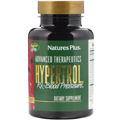 Nature's Plus Hypertrol Rx- Blood Pressure Tablets- Maximum Strength Formula