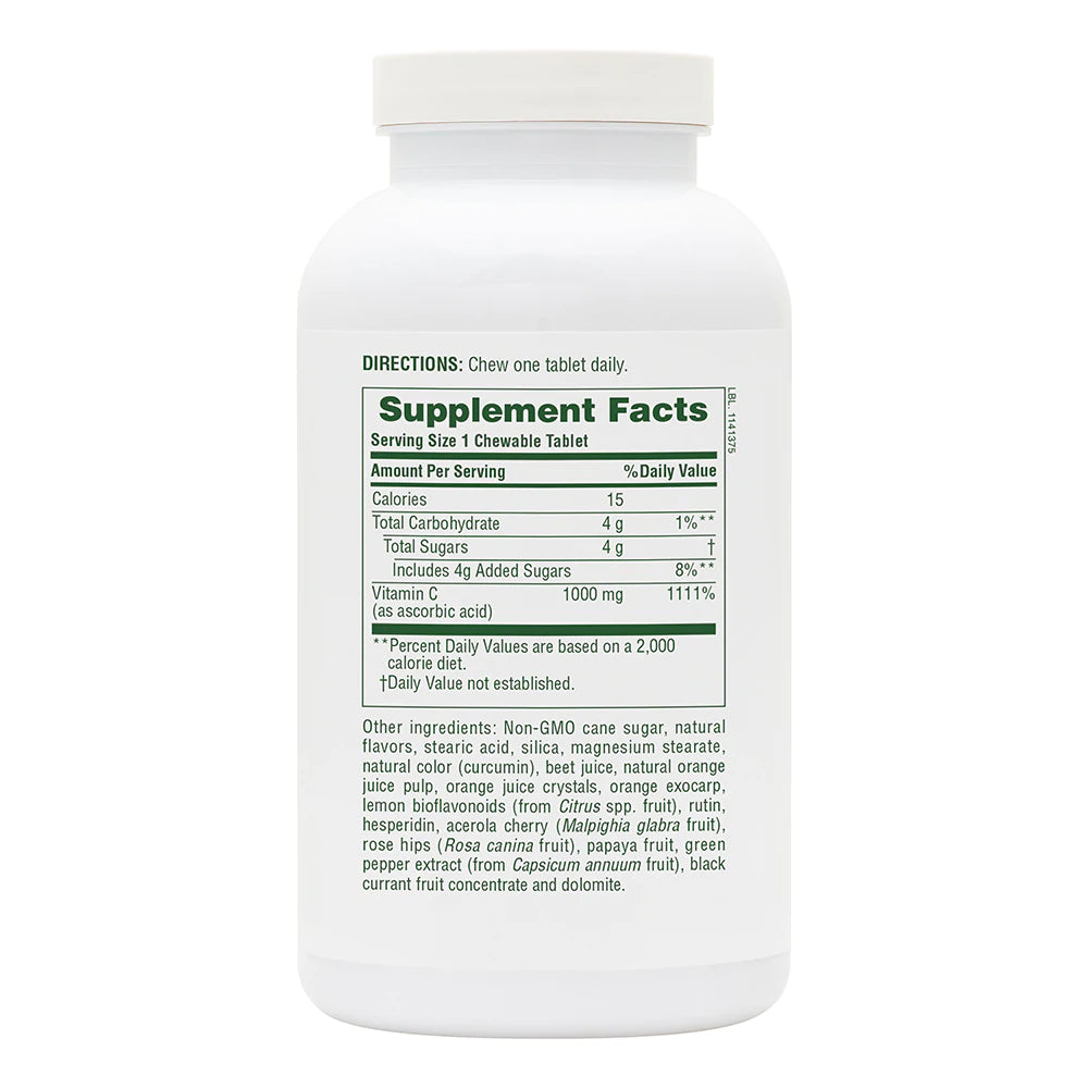 Natures Plus Chewable Orange Juice Vitamin C 1000 mg
