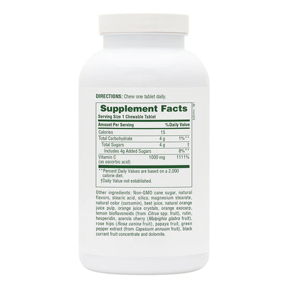 Natures Plus Chewable Orange Juice Vitamin C 1000 mg