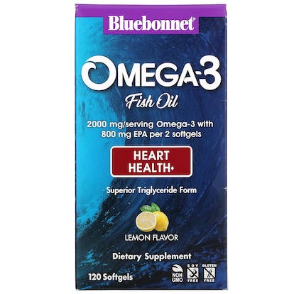 Bluebonnet Omega-3 Fish Oil Heart Health*