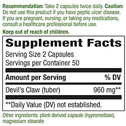 Nature's Way Devil's Claw Root