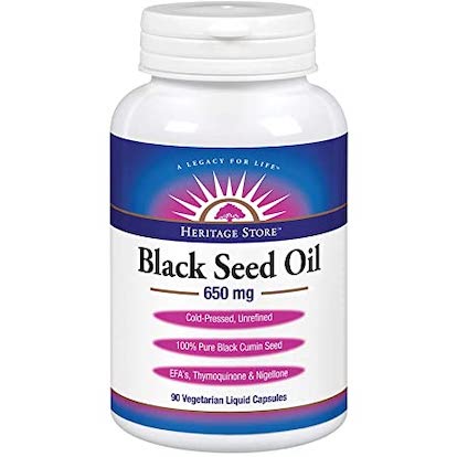 Heritage Store Black Seed Oil Capsules