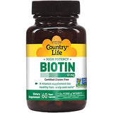 Country Life Biotin 10 mg (10,000 mcg)