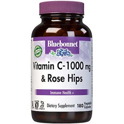 Bluebonnet Vitamin C-1000 mg & Rose Hips