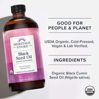 Heritage Store Black Seed Oil