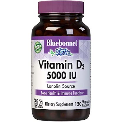 Bluebonnet Vitamin D3 5000 IU (125 mcg)