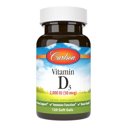 Carlson Vitamin D3 2,000 IU (50mcg)