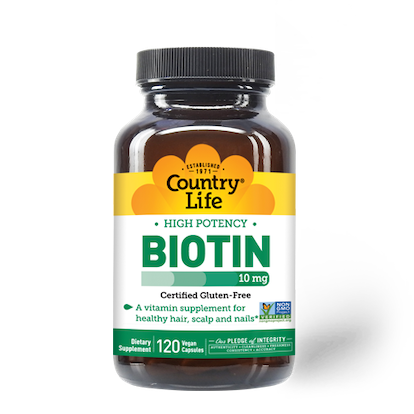 Country Life Biotin 10 mg (10,000 mcg)