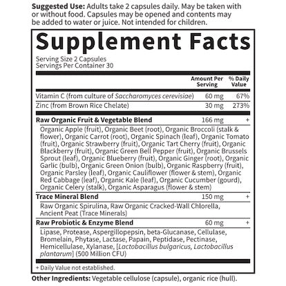 Garden of Life Vitamin Code Raw Zinc