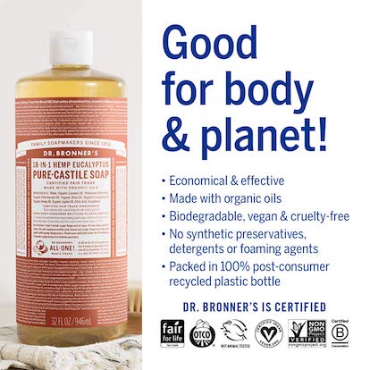 Dr. Bronner's Pure Castile Eucalyptus Soap