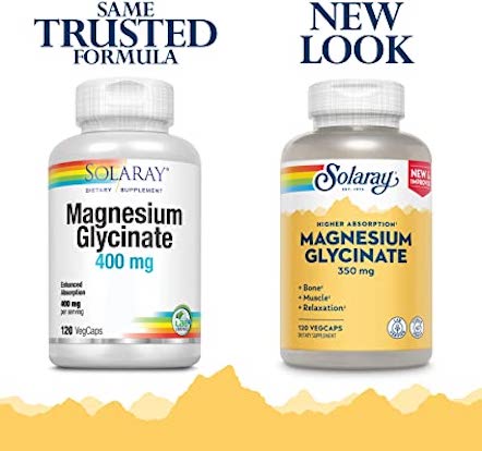 Solaray Magnesium Glycinate 350 mg