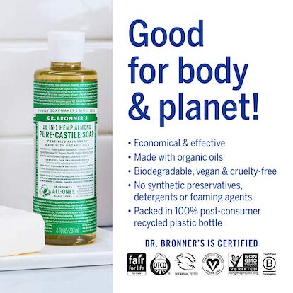 Dr. Bronner's Pure Castile Almond Soap