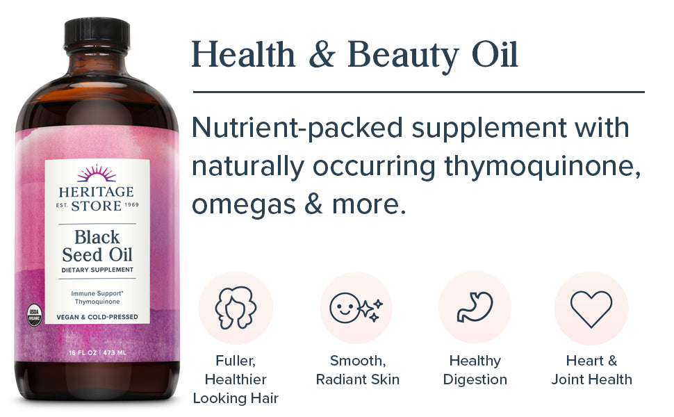 Heritage Store Black Seed Oil