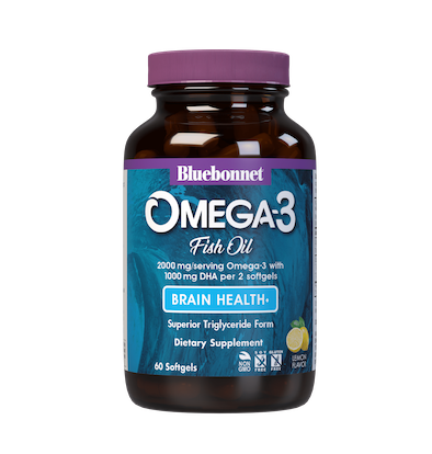 Bluebonnet Omega-3 Fish Oil Brain Health*