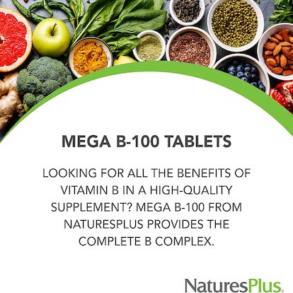 Natures Plus Mega B-100 Balanced B-Complex