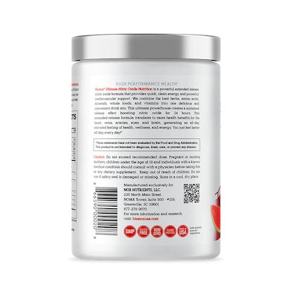 Bionox Ultimate Nitric Oxide Nutrition- Natural Berry Burst Flavor