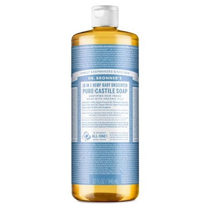 Dr. Bronner's Pure Castile Baby Unscented Soap