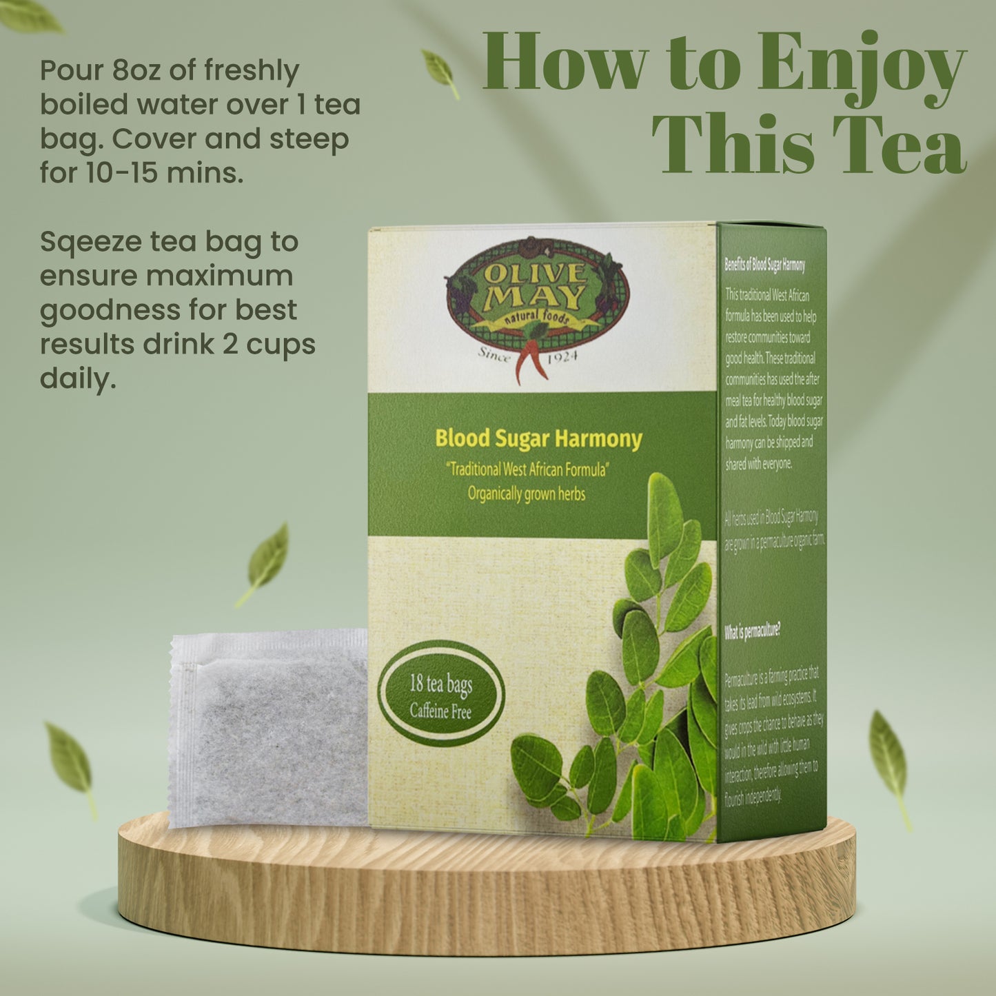 Olive May Blood Sugar Harmony Tea