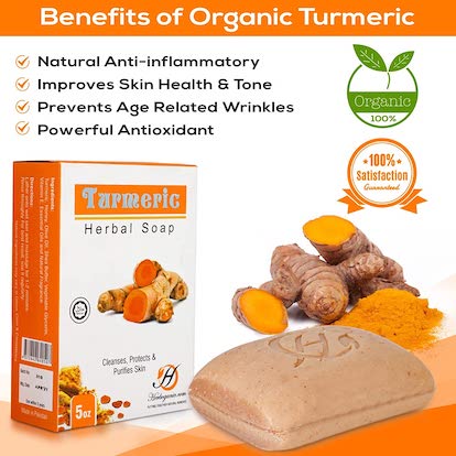 Herboganic Turmeric Herbal Soap