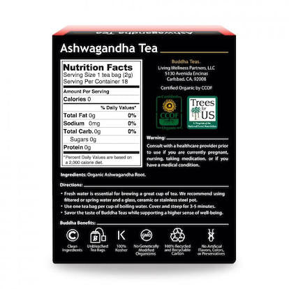 Buddha Teas Ashwagandha Tea